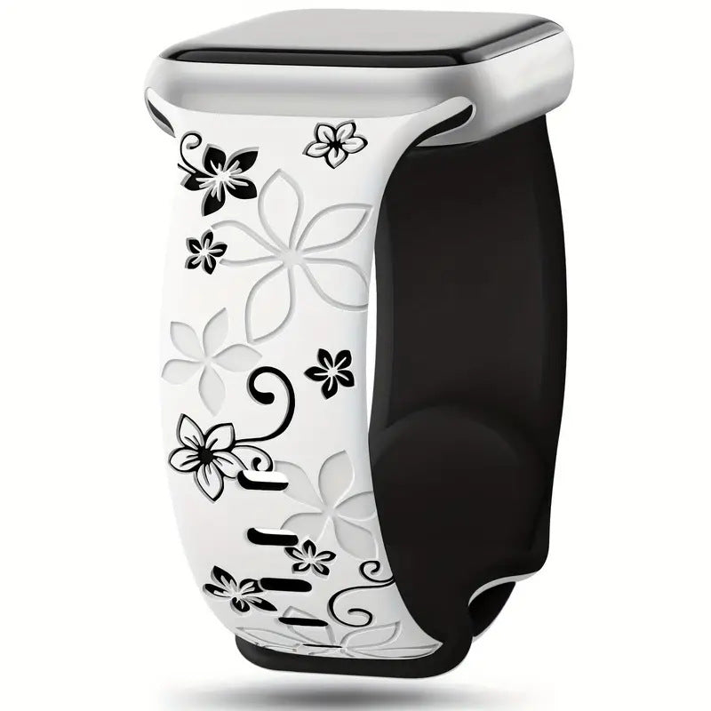 Two-tone Silicone Strap Bauhinia