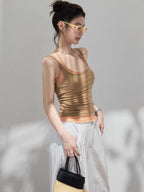 Halter Sleeveless Camisole Women's Casual Slimming Outside Wear Top