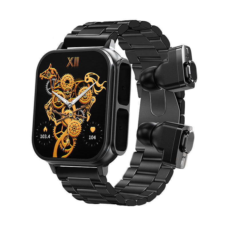 Earphone 2in1 Heart Rate Health Smart Watch