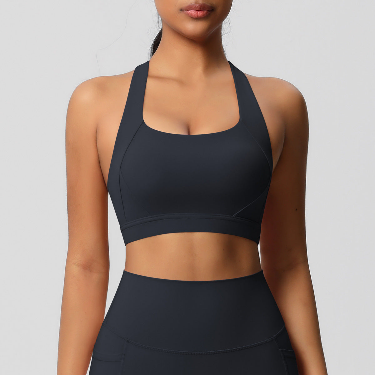 Women's Solid Color Casual Brushed Vest Sports Underwear
